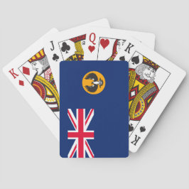 Zuid-Australische vlag (Australische staat) (SA) Pokerkaarten