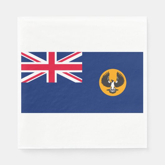 Zuid-Australische vlag (Australische staat) (SA) Servet (Voorkant)