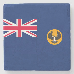 Zuid-Australische vlag (Australische staat) (SA) Stenen Onderzetter