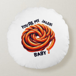 Zuid-Aziatische Baby Kussen, Desi Gift Rond Kussen