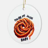 Zuid-Aziatische Kerst Ornament, Desi Gift Keramisch Ornament (Links)