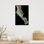 Zuid-Baja Californië, Mexico-poster Poster (Keuken)