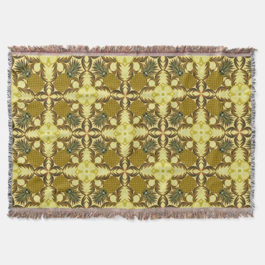 Zuid-Beach ananas Deken (Voorkant)