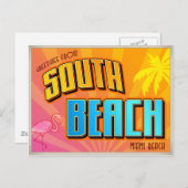 ZUID BEACH BRIEFKAART (Voorkant / Achterkant)