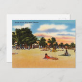 , Zuid-Beach, Key West, Florida Travel Briefkaart (Voorkant / Achterkant)