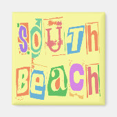 ZUID BEACH MAGNEET (Voorkant)