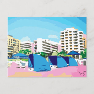 ZUID-BEACH, MIAMI, FLORIDA BRIEFKAART