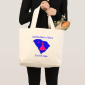 Zuid-Belle, Carolina Stat... - Gepersonaliseerd Grote Tote Bag (Voorkant (product))