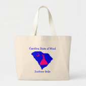 Zuid-Belle, Carolina Stat... - Gepersonaliseerd Grote Tote Bag (Voorkant)