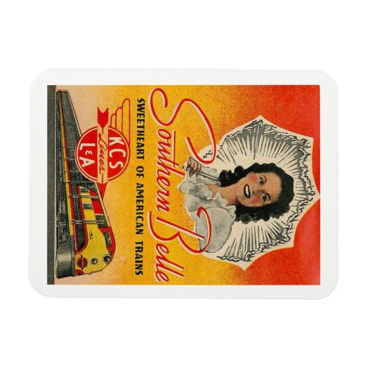 Zuid-Belle Train Railroad  Magneet (Horizontaal)