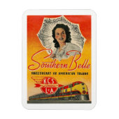 Zuid-Belle Train Railroad  Magneet (Verticaal)