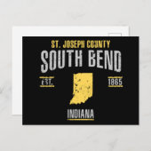 Zuid-Bend Briefkaart (Voorkant / Achterkant)