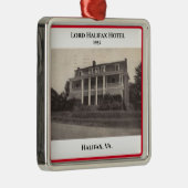 Zuid-Boston, VA. Kerstmetaal Ornament (Rechts)