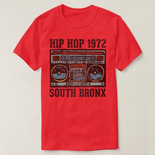 Zuid-Bronx 1972 T-shirt (Design voorkant)