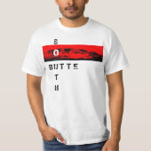 Zuid-Butte "O" Rood wit Shirt (Voorkant)