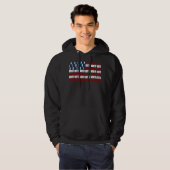 Zuid-Butte Stars en Stripes Flag Hoodie (Voorkant volledig)