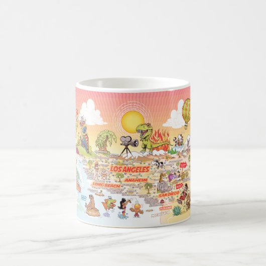 Zuid-Californië 11oz Mok (Center)