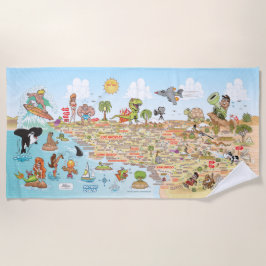 Zuid-Californië Beach Blanket Strandlaken