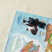 Zuid-Californië Beach Paradise Blanket Strandlaken (In situ)