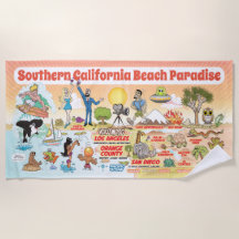 Zuid-Californië Beach Paradise Blanket
