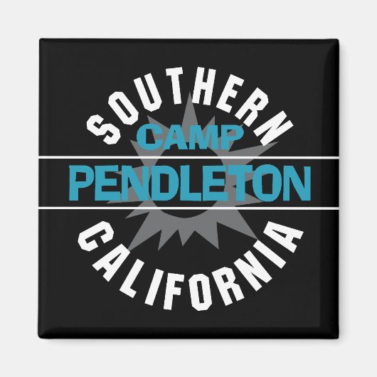 Zuid-Californië - Camp Pendleton Magneet (Voorkant)