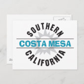 Zuid-Californië - Costa Mesa Briefkaart (Voorkant / Achterkant)