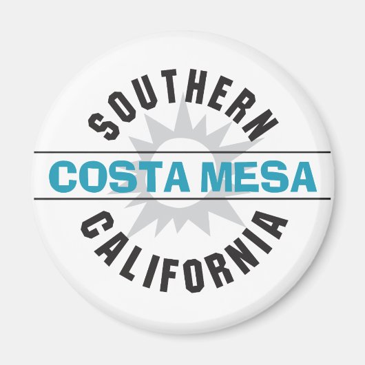 Zuid-Californië - Costa Mesa Magneet (Voorkant)