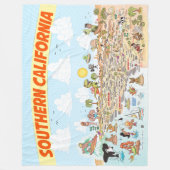 Zuid-Californië Fleece Blanket (Voorkant)