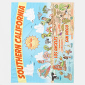 Zuid-Californië Fleece Blanket (Voorkant)