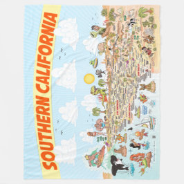 Zuid-Californië Fleece Blanket Deken