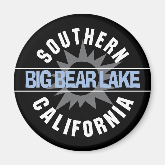 Zuid-Californië - Groot Beer Lake Magneet (Voorkant)