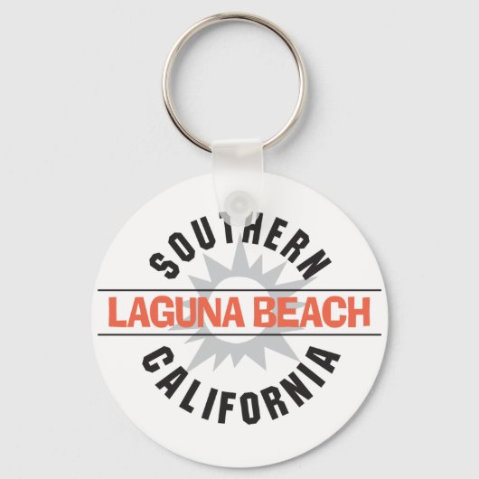 Zuid-Californië Laguna Beach Sleutelhanger (Voorkant)