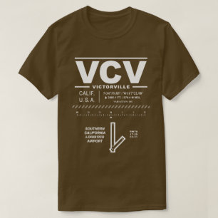 Zuid-Californië Logistiek Luchthaven VCV T-shirt