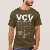 Zuid-Californië Logistiek Luchthaven VCV T-shirt (Voorkant)