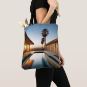 Zuid-Californië Mid Century Modern Tote Bag (Dichtbij)
