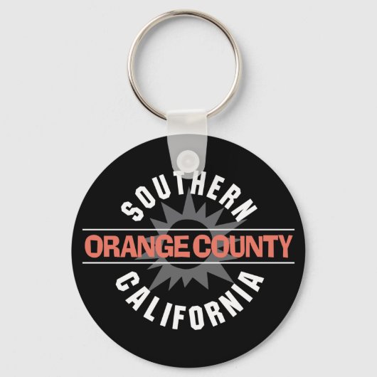 Zuid-Californië - Oranje district Sleutelhanger (Voorkant)
