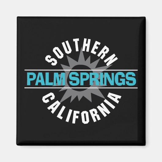 Zuid-Californië - Palm Springs Magneet (Voorkant)