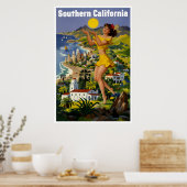 Zuid-Californië poster (Keuken)