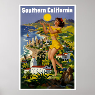 Zuid-Californië poster
