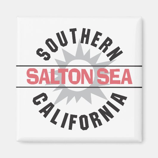 Zuid-Californië - Salton Zee Magneet (Voorkant)