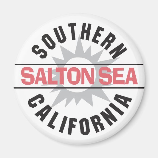Zuid-Californië - Salton Zee Magneet (Voorkant)