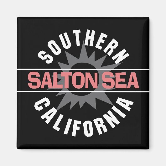 Zuid-Californië - Salton Zee Magneet (Voorkant)