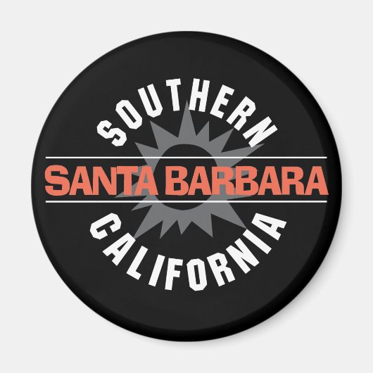 Zuid-Californië - Santa Barbara Magneet (Voorkant)