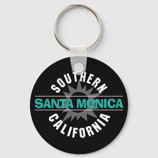 Zuid-Californië - Santa Monica Sleutelhanger (Voorkant)