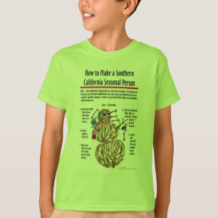 Zuid-Californië Seasonal Person Shirt
