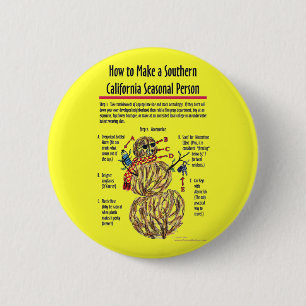 Zuid-Californië Seizoensgebonden Person Button