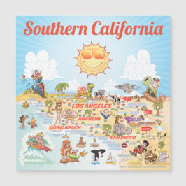 Zuid-Californië Souvenir Magnet