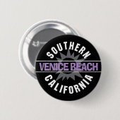 Zuid-Californië - strand van Venetië Ronde Button 5,7 Cm (Voorkant /achterkant)
