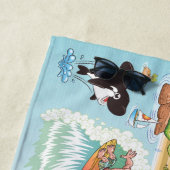 Zuid-Californië Sunset Beach Blanket Strandlaken (In situ)