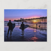 Zuid-Californië Sunset Briefkaart (Voorkant)